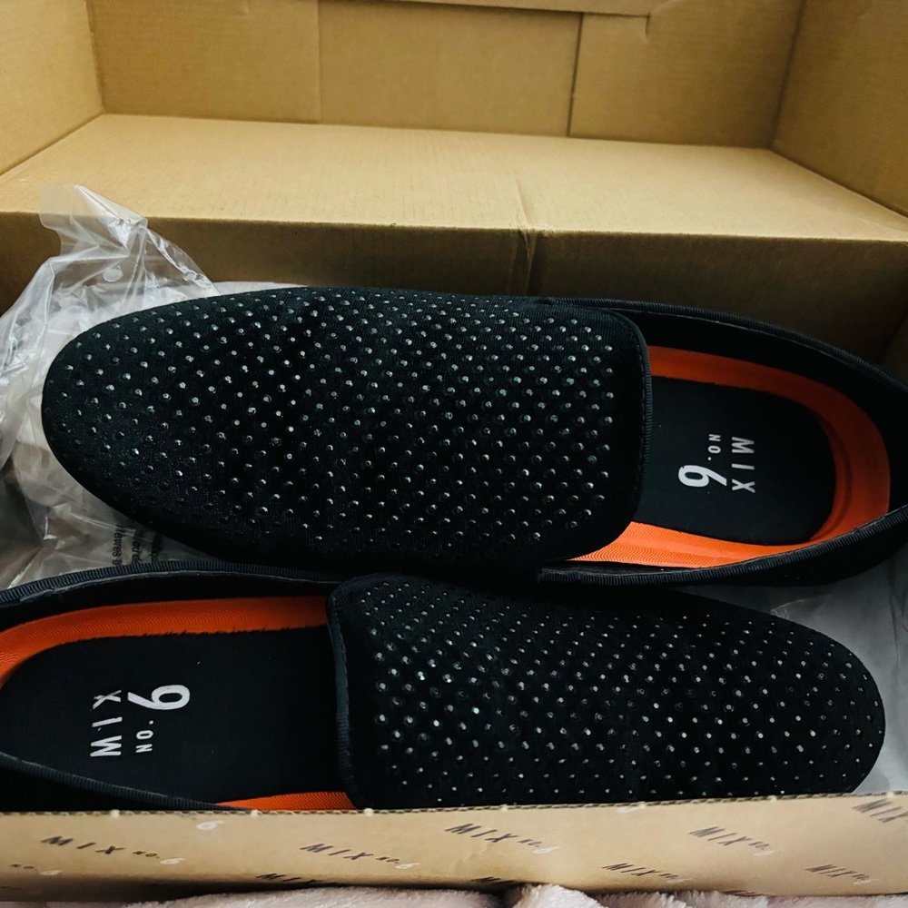 Mix No. 6 Men's Studded Black Loafers